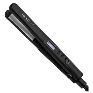 Revlon 1" Plates Perfect Straight Ceramic Flat Iron LED Screen Up to 430 F